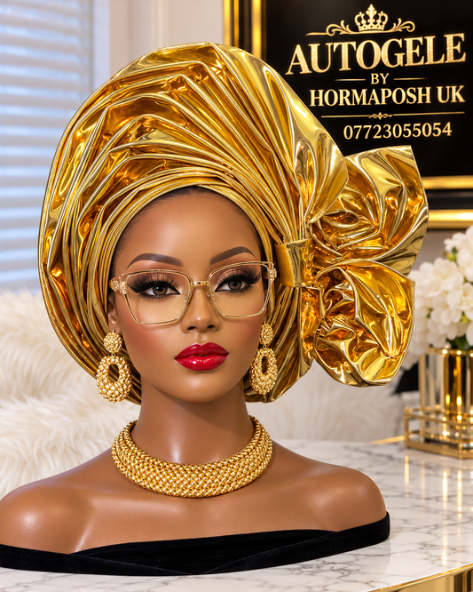 Metallic Gold Ascot GELE