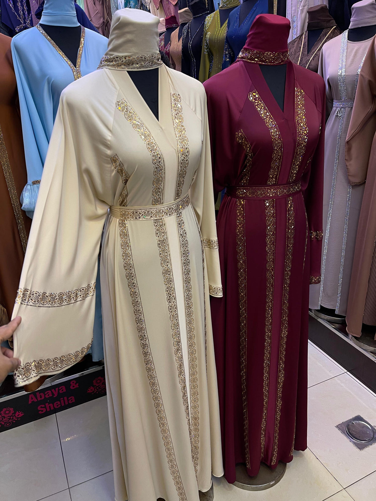 Kaftan Style Abaya - Elegant Flowing Modest Dress