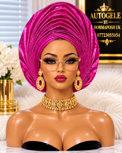 Metallic Pink Bridal Ace