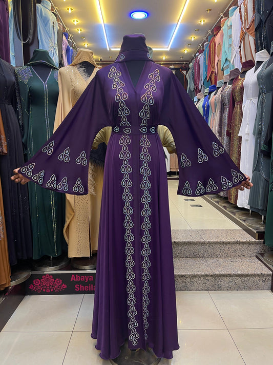 new kaf abaya